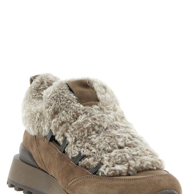 Brunello Cucinelli Monile Shearling Sneakers