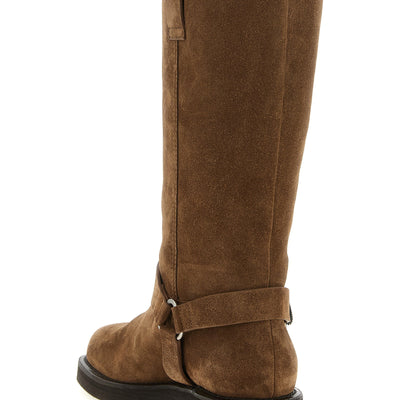 Brunello Cucinelli Monile Suede Boots