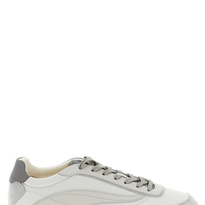 Brunello Cucinelli Techno And Nubuck Fabric Sneakers