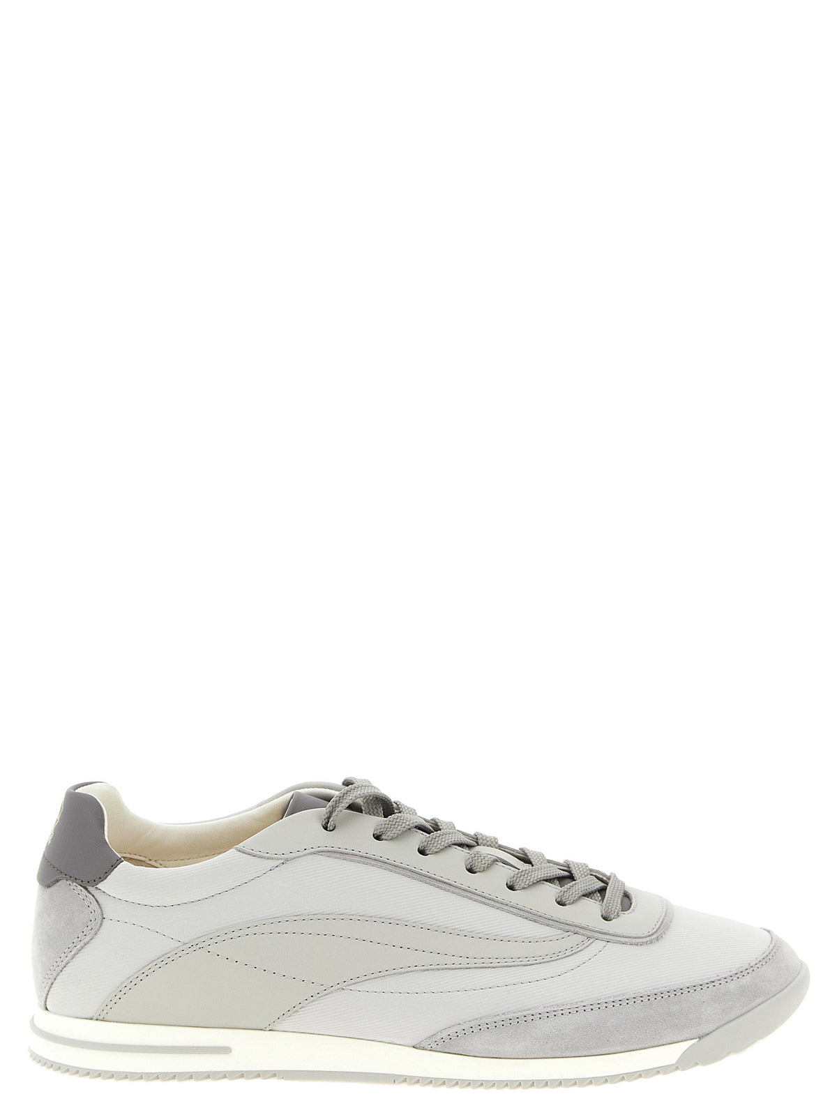 Brunello Cucinelli Techno And Nubuck Fabric Sneakers