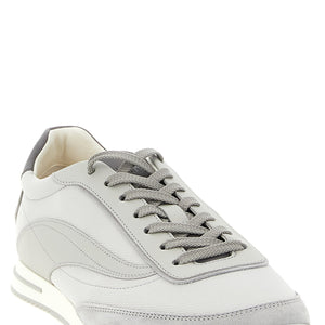 Brunello Cucinelli Techno And Nubuck Fabric Sneakers