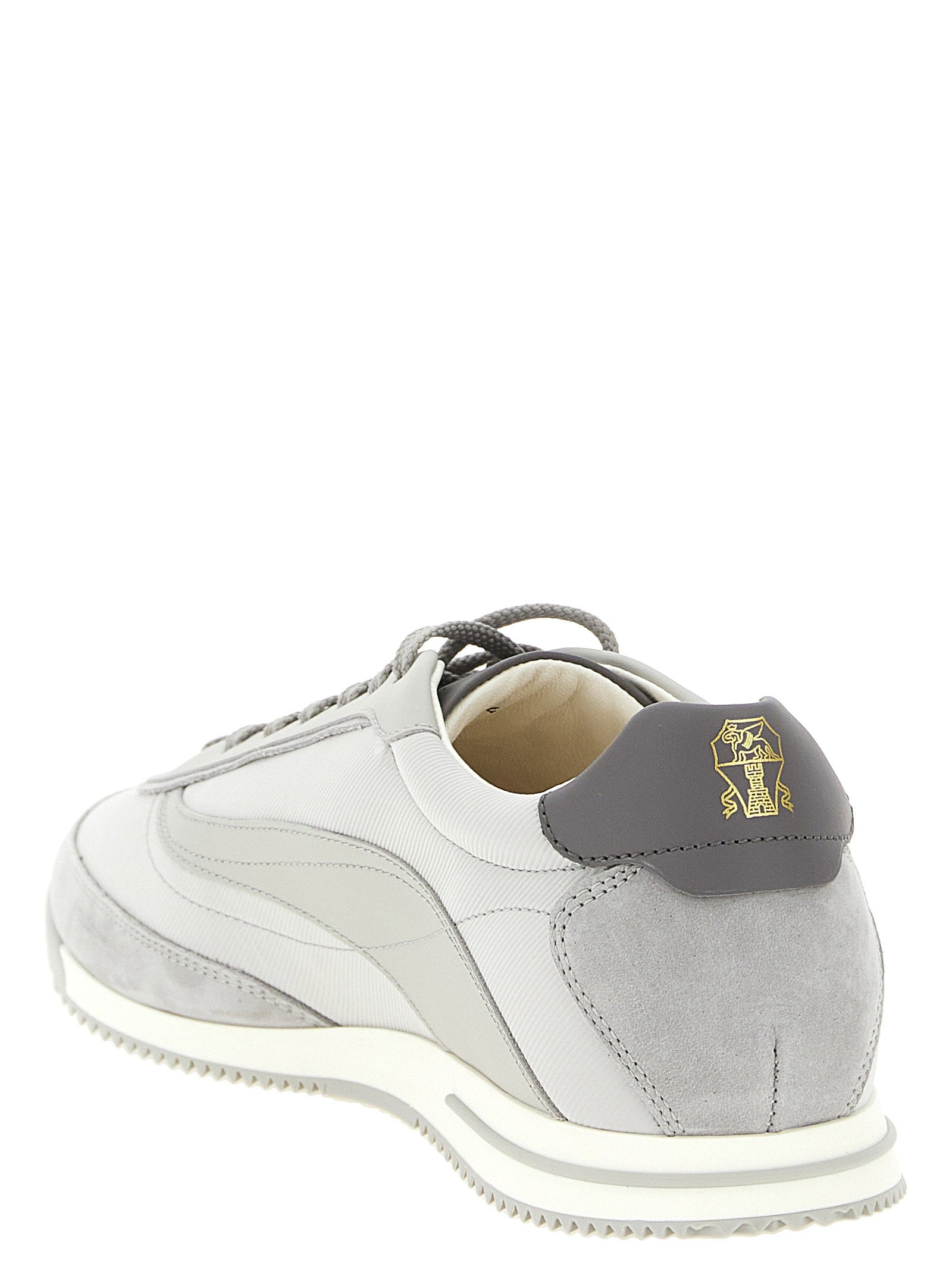 Brunello Cucinelli Techno And Nubuck Fabric Sneakers