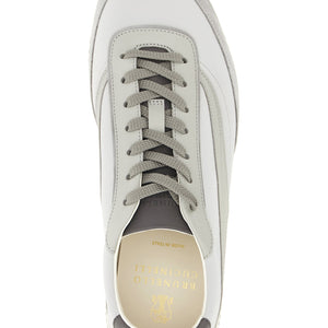 Brunello Cucinelli Techno And Nubuck Fabric Sneakers