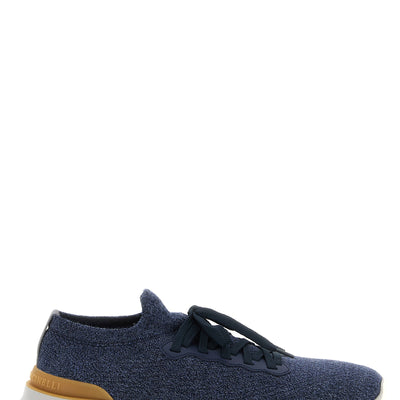 Brunello Cucinelli Jacquard Knit Sneakers