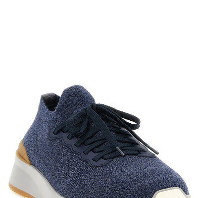 Brunello Cucinelli Jacquard Knit Sneakers