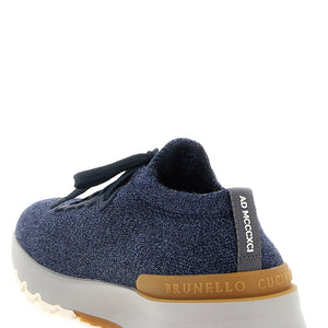 Brunello Cucinelli Jacquard Knit Sneakers