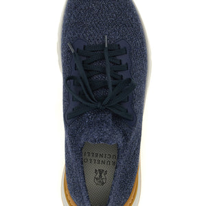Brunello Cucinelli Jacquard Knit Sneakers