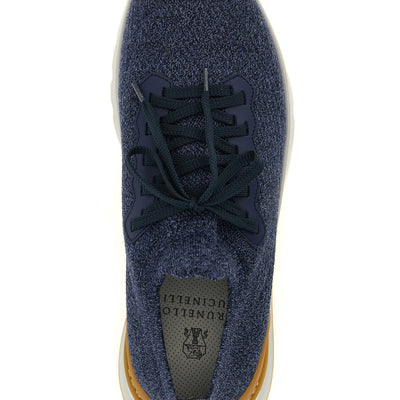 Brunello Cucinelli Jacquard Knit Sneakers