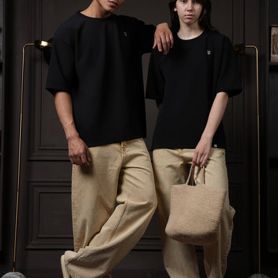 Waffle T Shirt - Black