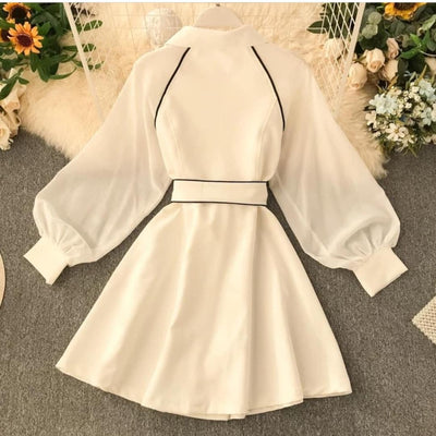 Margery Lantern Sleeve Dress