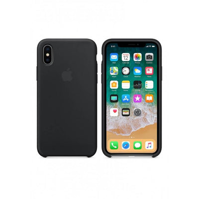 Silicone Case For iPhone XS Max - Black