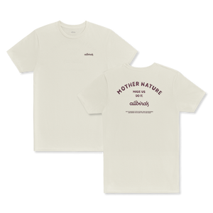 Men's Recycled Tee - Mother Nature - Natural White