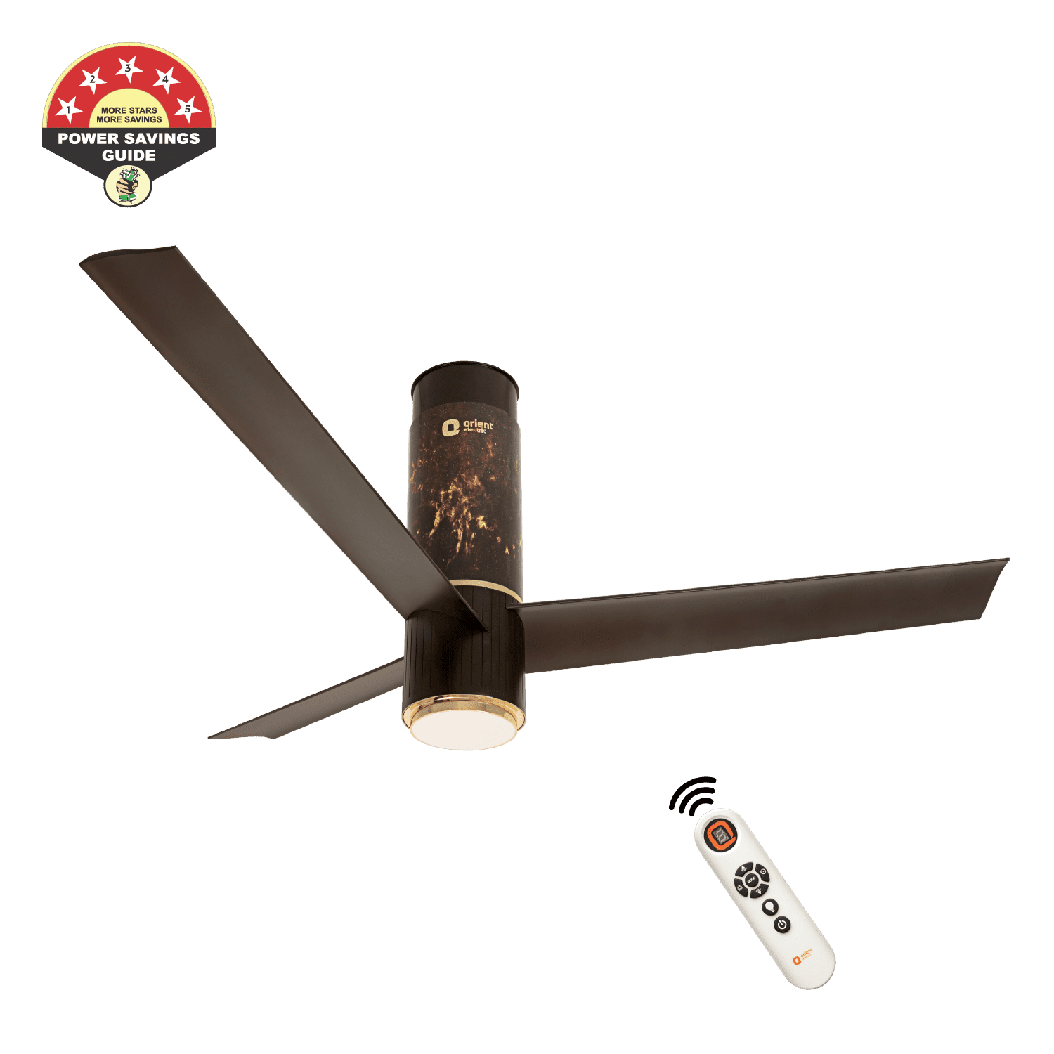 Aeroslim with IoT, Remote & 3CCT Underlight BLDC PRO Smart Ceiling Fan