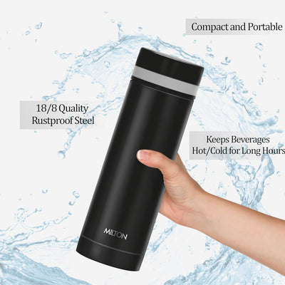 Milton Slim Thermosteel Vacuum Insulated Hot & Cold Water Bottle | 1 Pc