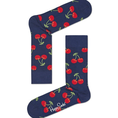 Mini & Me: Matching Cherry Sock Set for Kids & Adults