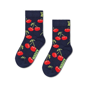 Mini & Me: Matching Cherry Sock Set for Kids & Adults