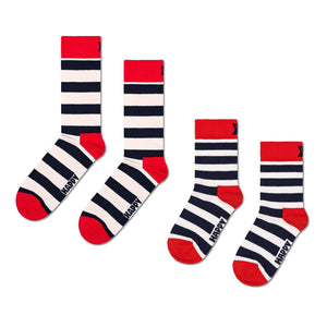 Mini & Me: Matching Stripe Sock Set for Kids & Adults