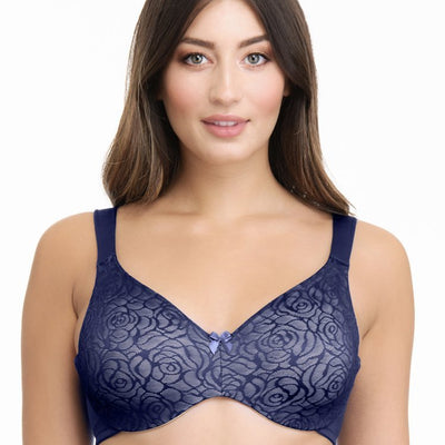 Ultimo Perfect Profile Non-Padded Wired Minimizer Bra - Inky Blue