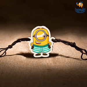 Minion Wooden Rakhi