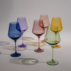 Estelle Colored Wine Stemware - Set of 6 {Mystery Box}
