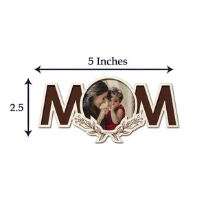 Personalized Mom Wooden Fridge Magnet
