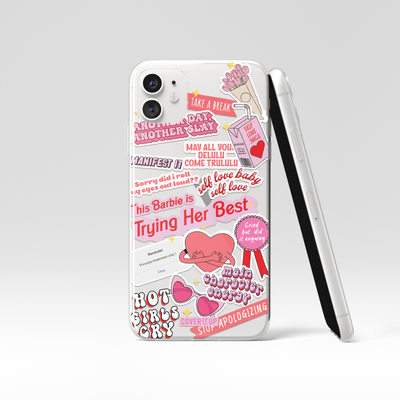 Self-love Clear Silicone Case