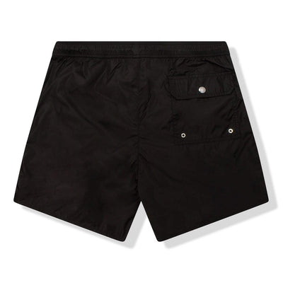 Moncler Band Logo Black Swim Shorts