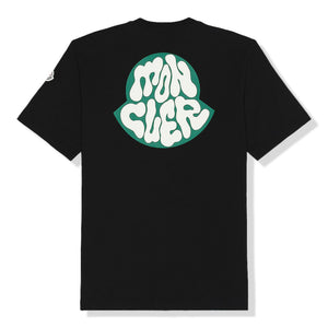 Moncler Graphic Logo Black T Shirt