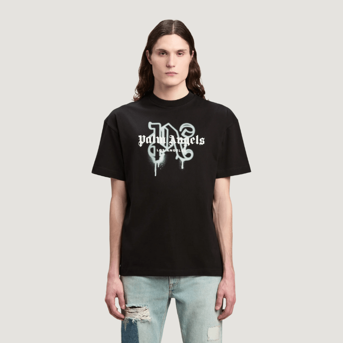 Palm Angels Monogram Spray City T-Shirt Los Angels