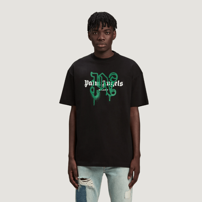 Palm Angels Monogram Spray City T-Shirt Milano