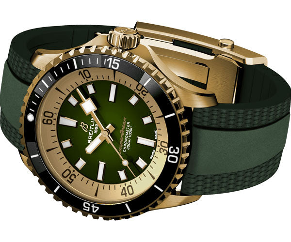 Breitling Superocean Automatic Green Dial Men 42mm