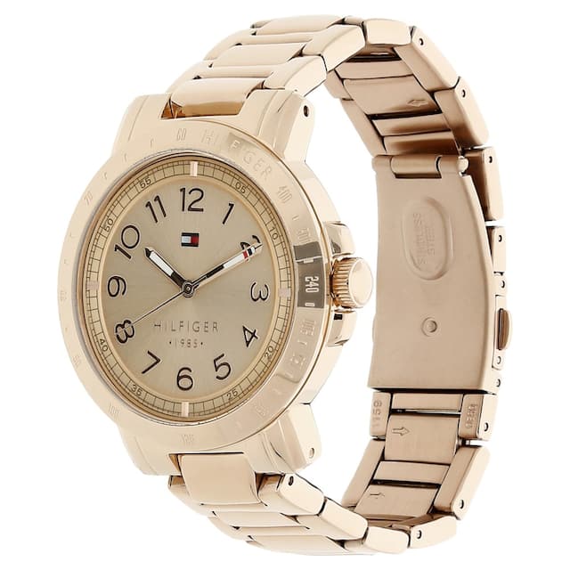 Tommy Hilfiger Quartz Rose Gold Dial Women 40mm