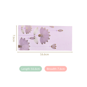Gold Lotus Gift Envelope For Cash Set Of 12 Lavender