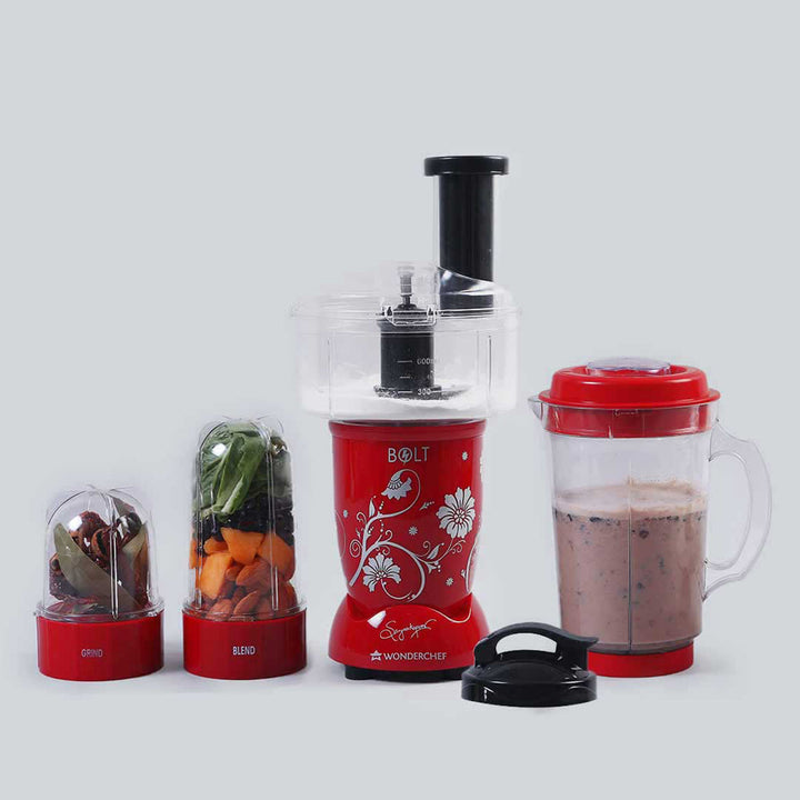 Nutri-blend BOLT-600W Mixer With Food Processor & Atta Kneader,