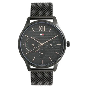 Tommy Hilfiger Damon Black Dial Men 44mm