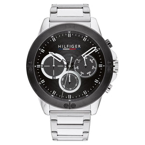 Tommy Hilfiger Harley Black Dial Men 46mm