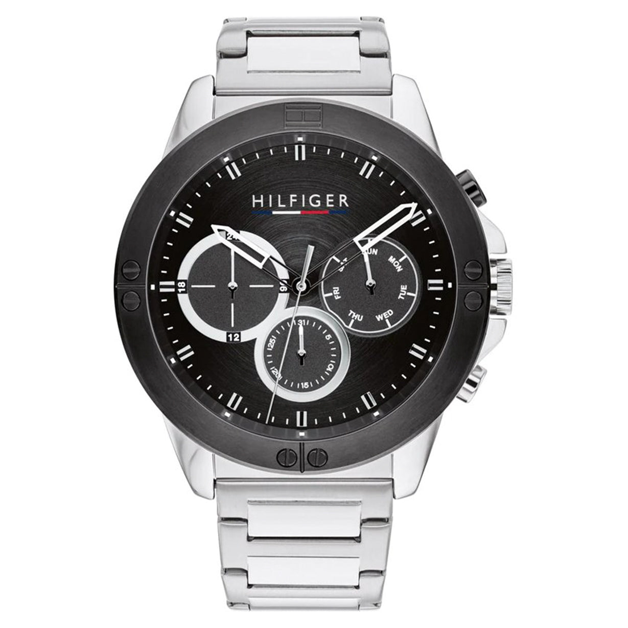 Tommy Hilfiger Harley Black Dial Men 46mm