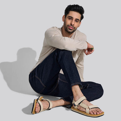 Airy Strap Sandals : Tan-Beige