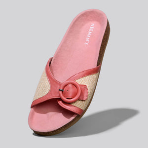 Boheme Chic Slides : Peach