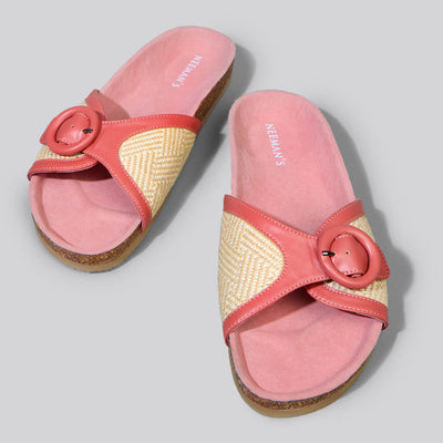 Boheme Chic Slides : Peach
