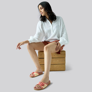 Boheme Chic Slides : Peach