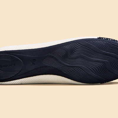 Ballet Flats For Women : Ivory-Black