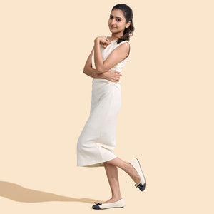 Ballet Flats For Women : Ivory-Black