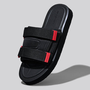 Breezy Fluff Sandals : Black