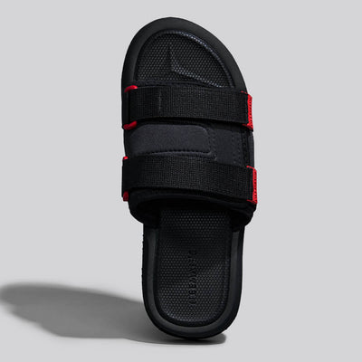 Breezy Fluff Sandals : Black
