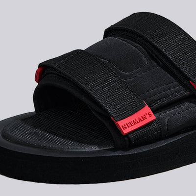 Breezy Fluff Sandals : Black