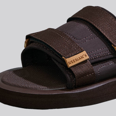 Breezy Fluff Sandals : Brown