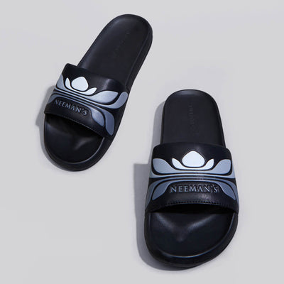 Breather Slides (Men Exclusive) : Black-Grey