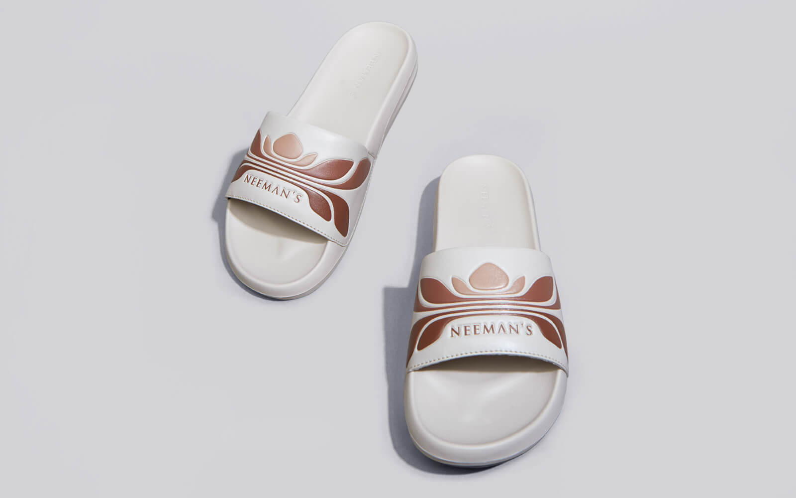 Breather Slides (Men Exclusive) : Grey-Brown