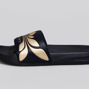 Breather Slides (Women Exclusive) : Black-Gold